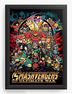 Quadro Decorativo A3 (45X33) Samus Aran Ultimate War - Loja Nerd e Geek - Presentes Criativos