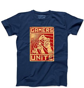 Camiseta Masculina Gamers - Loja Nerd e Geek - Presentes Criativos
