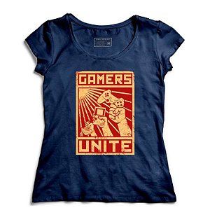 Camiseta Feminina Gamers - Loja Nerd e Geek - Presentes Criativos