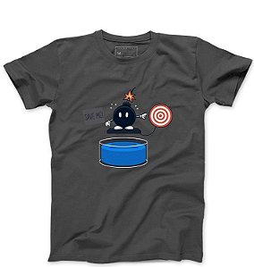 Camiseta Masculina Jogo Explosivo - Loja Nerd e Geek - Presentes Criativos
