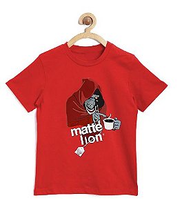 Camiseta Infantil Matte Lion - Loja Nerd e Geek - Presentes Criativos