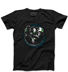 Camiseta Masculina Metroid - Loja Nerd e Geek - Presentes Criativos