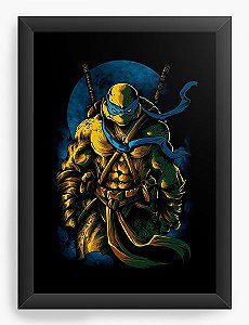 Quadro Decorativo A4 (33X24) Tartarugas Ninja - Loja Nerd e Geek - Presentes Criativos