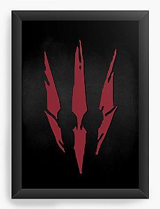 Quadro Decorativo A3 (45X33) The Witcher - Loja Nerd e Geek - Presentes Criativos