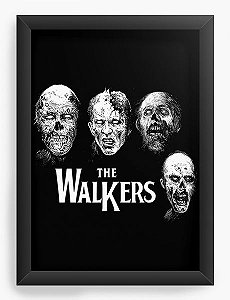 Quadro Decorativo A3 (45X33) Zombies - Loja Nerd e Geek - Presentes Criativos