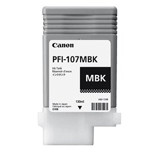 PFI107MBK - Preto Mate 130ml - Original (PFI107) - Canon