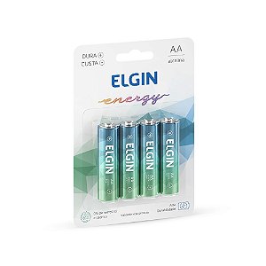 Pilha Alcalina AA LR¨1.5V Blister C/4 Elgin - 82153