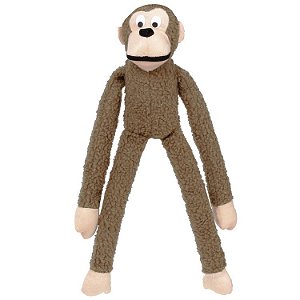 PELUCIA MACACO GRANDE MARROM KELEV