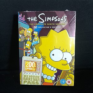 Box Dvd The Simpsons 9 Temporada Lacrado (Colecionador)