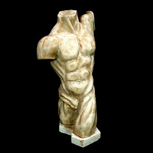 Escultura Busto Masculino em Pó de Pedra