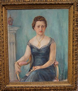 Theodoro De Bona - Quadro Pintura Esposa De João Turin