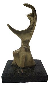 Estatua Escultura Artista Gagliastri Homem Mulher em Bronze