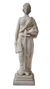 Estatua de Pó de Mármore Deusa Da Justiça Têmis