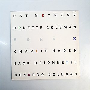 Disco de Vinil - Pat Metheny/ Ornette Coleman - Song X