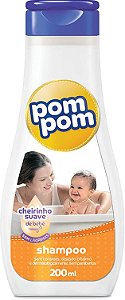 Shampoo Infantil Pom Pom Suave Sem Lágrimas 200ml