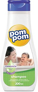 Shampoo Infantil Pom Pom Camomila Sem Lágrimas 200ml