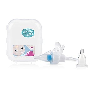 Aspirador Nasal com Filtro e Estojo Higiênico Infantil Bebê +0M - Nuby