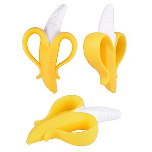 Massageador de Gengiva Dental Banana 100% Silicone - Nuby