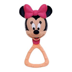 Mordedor Disney Minnie Super Macio Em Látex Com Alça