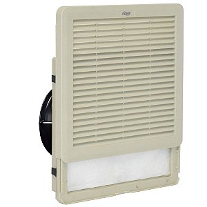 MICROVENTILADOR AXIAL INDUSTRIAL ALUMÍNIO QUADRADO 230VCA 172 X 172 X 55MM COM GRELHA 255MM E FILTRO - 861687 PSMR