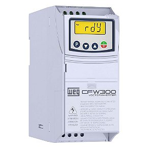 INVERSOR DE FREQUÊNCIA CFW300 MONOFÁSICO 200 - 240VCA 1,5CV 6A - CFW300A06POS2NB20 WEG