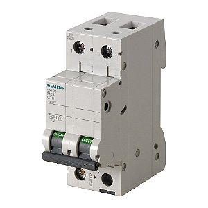 MINI DISJUNTOR 5SL3 BIPOLAR 4A 4,5KA - 5SL32047MB SIEMENS