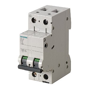 MINI DISJUNTOR 5SL6 BIPOLAR 40A 6KA - 5SL62407MB SIEMENS