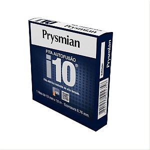 FITA ISOLANTE AUTOFUSÃO 19MM X 10M PRETO - I10 PRYSMIAN