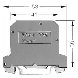 CONECTOR BORNE TERRA 16,0MM2****