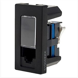 MÓDULO TOMADA RJ45 CAT6A LCS2 PRETO - 615047PT PIAL PLUS+ LEGRAND