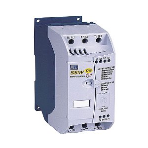 SOFT STARTER SSW05 BIFÁSICA 220 - 575VCA 30A 10CV COMANDO 90 - 250VCA - SSW050030T2246PPZ WEG