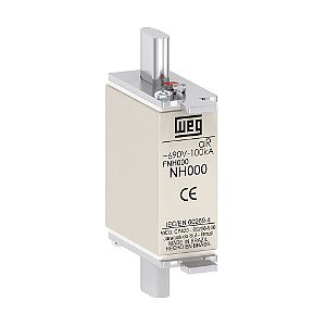 FUSIVEL TIPO NH000 ULTRA RÁPIDO 35A 690V - 13737105 WEG