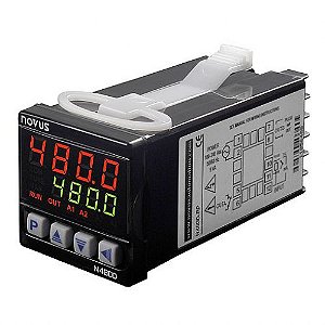 CONTROLADOR TEMP. ENT. J/K/T/E/N/R/S/B/PT100 SAI. 1 RELE+1 PULSO+1 RELE 100-240VCA/VCC