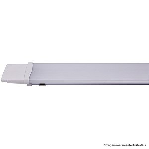 LUMINARIA HERMETICA LED POLICARB. 40W BIVOLT 6400K 1200MM 4000LM