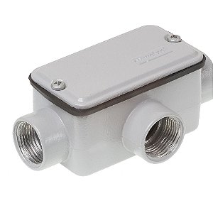 CONDULETE ALUM. BSP C/TP TIPO T    3/4" IP54