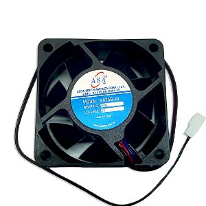 MICROVENTILADOR AXIAL IND. NYLON QUAD.  24VCC   60 X   60 X   25MM