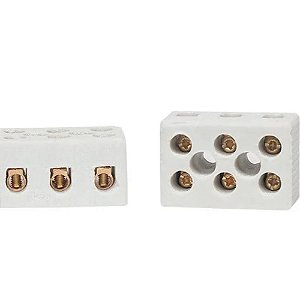 CONECTOR PORCELANA 3 POLOS 10MM 50A 600V