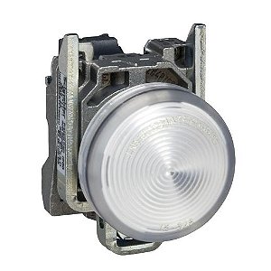 SINALEIRO METAL 22MM REDONDO C/LED 220V BC