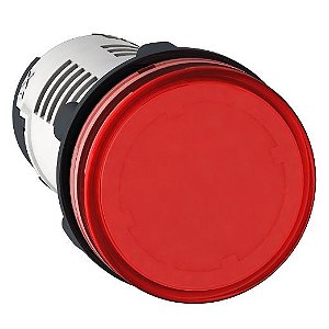 SINALIZADOR C/LED 24V VERMELHO