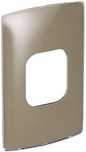 PLACA 4 X 2 PARA 2 POSTOS MALT GLOSS - 663235 PIAL NEREYA LEGRAND