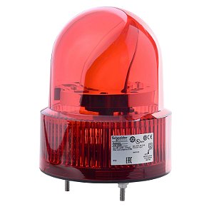 FAROL ROTATIVO 120MM LAMP. LED 24VCA/VCC C/BUZZER VM