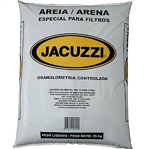 Areia para filtro de piscina Jacuzzi 25Kg