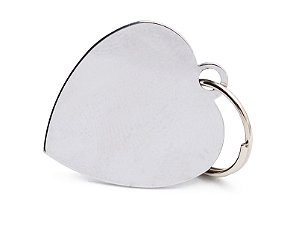 Pingente de Metal Resinado Coração