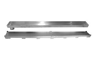 Ralo Linear Oculto De 170 x 8cm  | Saída Ponta Vertical