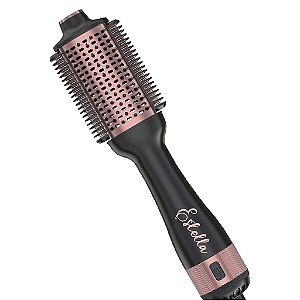 Escova Secadora + Pente Alisador Estella Modela e Alisa + Brinde Surpresa- Segredo Dela
