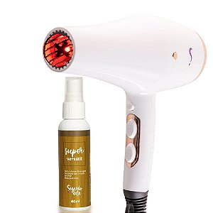 Kit Secador de Cabelo Vivi 110V + Spray Protetor Térmico