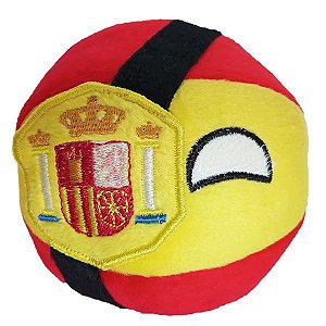 Espanha De Pelúcia Bolinha Espanhaball Countryball