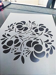 Stencil Flores para Pinturas