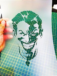 Stencil Coringa / Joker para Aerografias