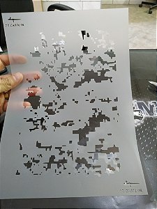 Stencil Camuflado Digital